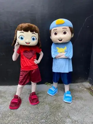Personagens vivos festa de aniversário infantil