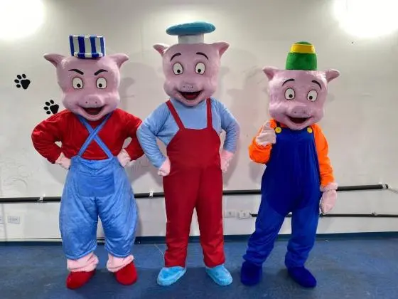 Personagens vivos festa de aniversário infantil