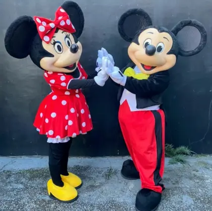Personagens vivos Mickey Mouse