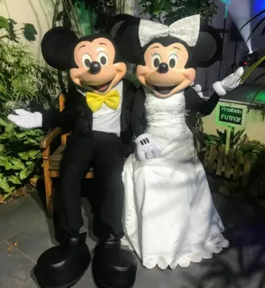 Personagens vivos Mickey Mouse