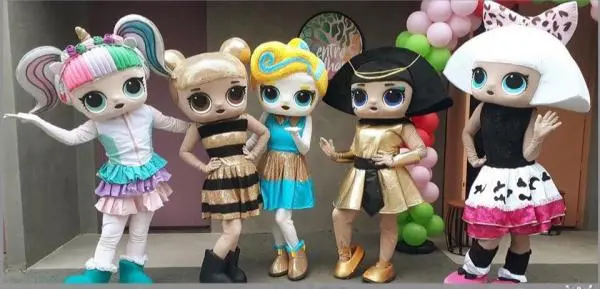Princesas, bonecos, personagens vivos para festa infantil