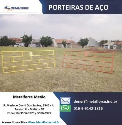 Redondel metálico móvel para cavalos  - Metalforce
