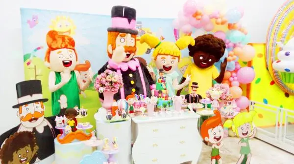 Turma Bita Cover personagens vivos festa infantil