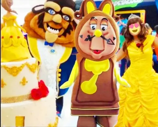 Bela e A Fera Cover Personagens Vivos Turma Festas Infantil