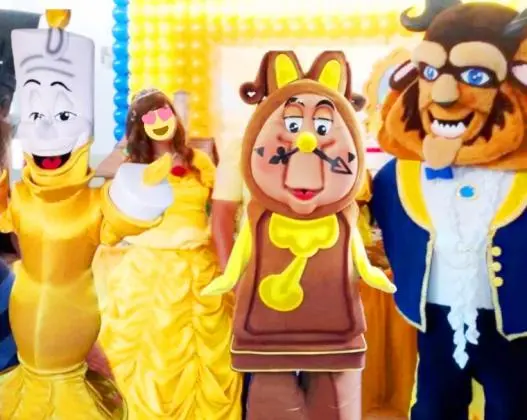 Bela e A Fera Cover Personagens Vivos Turma Festas Infantil