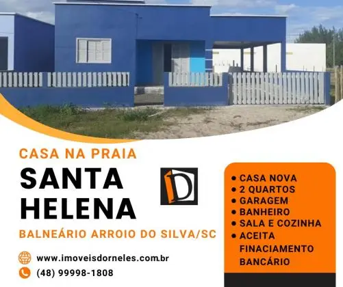 Casa a venda a 500mts do Mar em Balneário Arroio do Silva SC