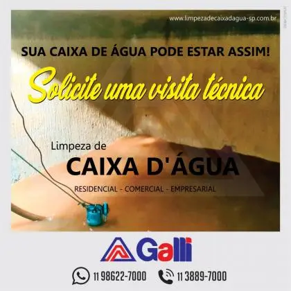 Impermeabilização de caixa d´agua - São Paulo (Zona Oeste)