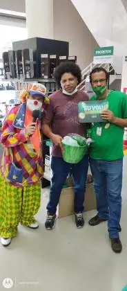 palhaço  locutor para lojas e animação de sorteio em lojas