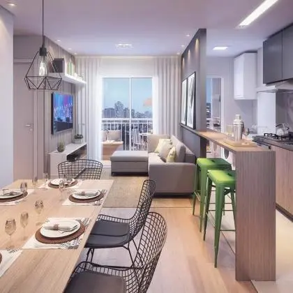 Apartamento com área de lazer em Mogi Mirim