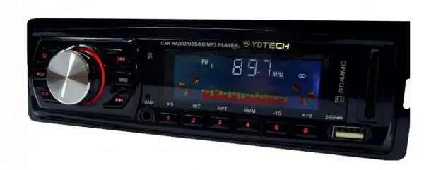 Auto Radio Fm Usb Mp3 Pen Drive Cartão Sd Aux / 120w RMS - 4 canais