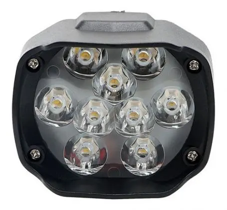 Faróis Auxiliar Milha 9 Leds 27w - Cree Para Moto (PAR)