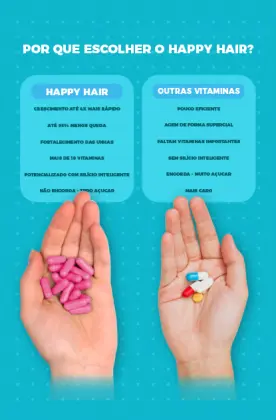 Happy Hair Vitamina para os Cabelos