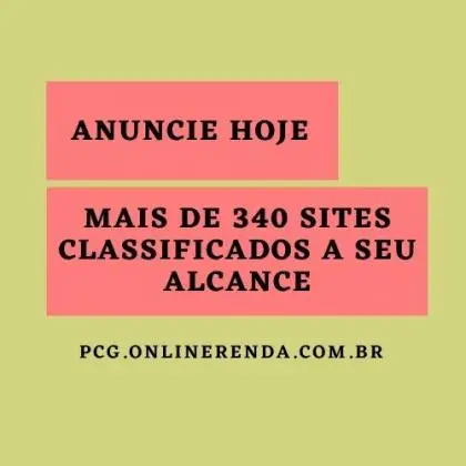 Programa Lista 340 sites classificados para você anunciar