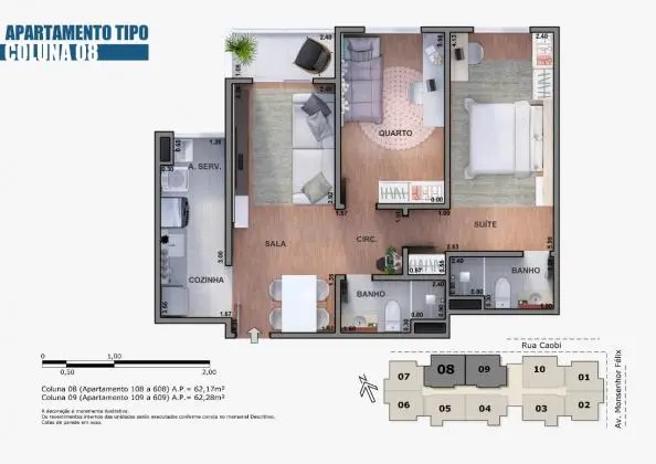 Residencial Star Irajá -  Frente a UP