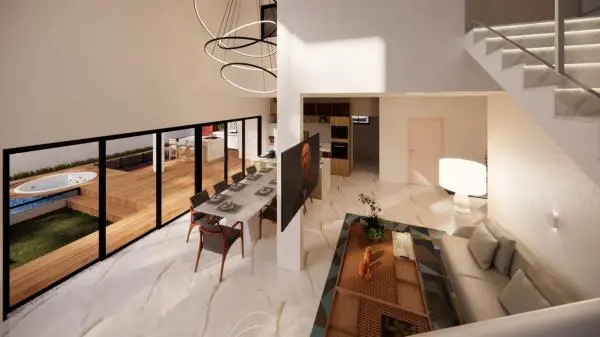Excelente casa de alto padrão em condomínio fechado em Florianópolis/Campeche