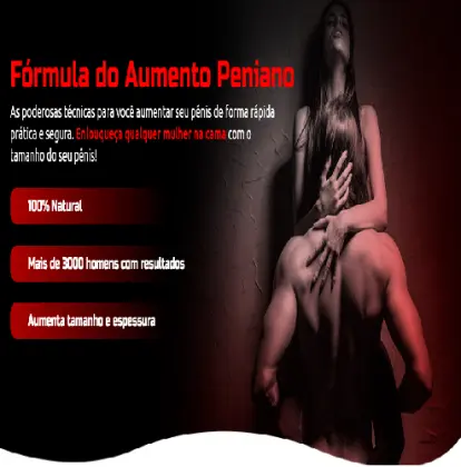 Fórmula do Aumento Peniano