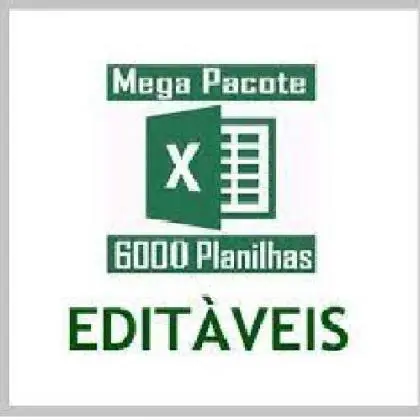 PLANILHAS EXCEL EDITÁVEIS 6000