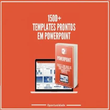 PowerPoint pacote de +1500 templates