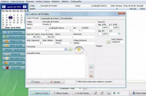 Programa para Controle de Estoque em Fortaleza