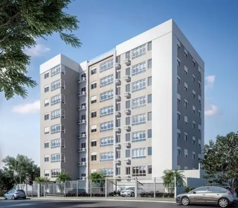 Apto 2 Dorm - 1 vaga - 66, 41m2 - Bom Jesus - Novo