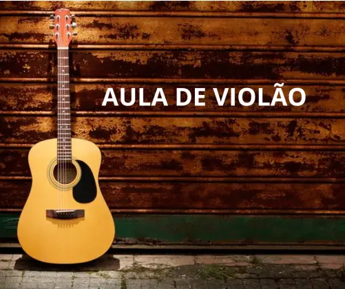 Aula de Violão - R$ 49, 90 -  pagamento único
