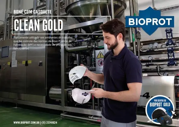 Bioprot Boné com Casquete - CLEAN GOLD - CA 38.352