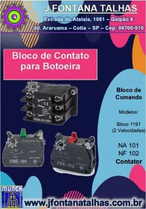 bloco de contato