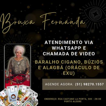 magia negra Porto Alegre - Bruxa Fernanda