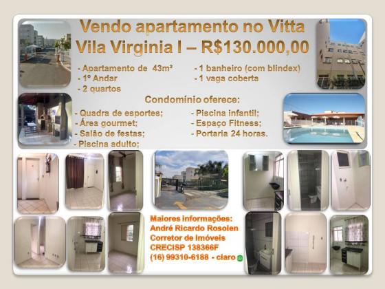 Vendo apartamento no Vitta Vila Virginia I