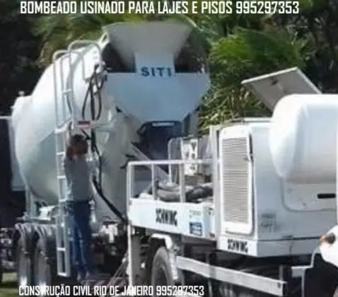 Concreto Bombeado, Concreto Usinado, para Lajes e Pisos