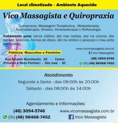 Dor na Lombar - Massagem - Centro - São José SC