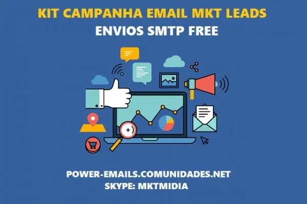 Kit Email Marketing Leads Envios Smtp Free