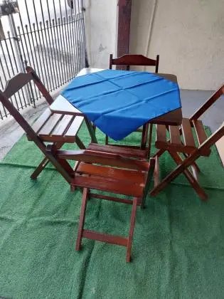 Locação de Jogo de Mesa de Bar Imbuia