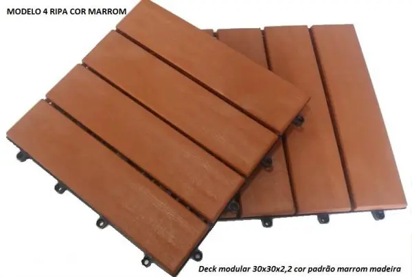 Deck Modulares Madeira Plástico Ecológico, entrega Rio Grande do Sul