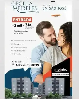 Apartamento Bairro Ceniro Martins Sao jose SC
