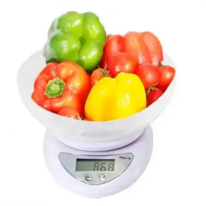 Balança Digital Eletrônica com Display LCD de Cozinha Bmax pesa 5 kilos - Loja Eletrovendas