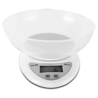 Balança Digital Eletrônica com Display LCD de Cozinha Bmax pesa 5 kilos - Loja Eletrovendas