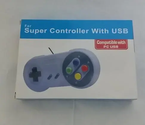 Controle Super Nintendo com Cabo para Entrada USB do Computador - Loja Eletrovendas