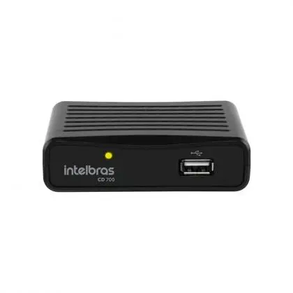 Conversor Digital de TV com Gravador CD 700 Marca Brasileira Intelbras - Loja Eletrovendas