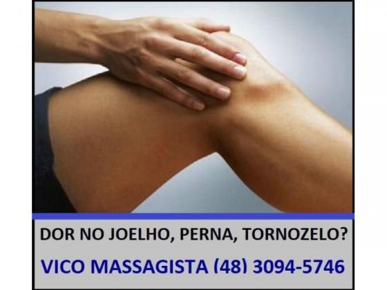 Dor no joelho - Massagem - Centro - São José SC.