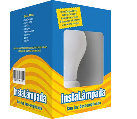InstaLâmpada - Lâmpada de Led sem fio