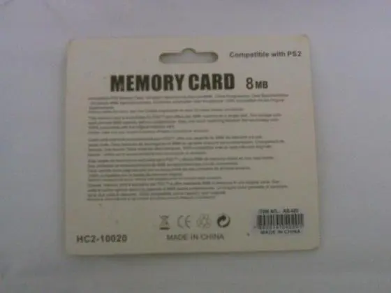 Memory Card 8mb Playstation 2 - Loja Eletrovendas