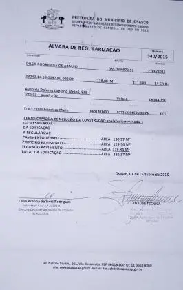 Vendo Sobrado para Renda Veloso/Osasco