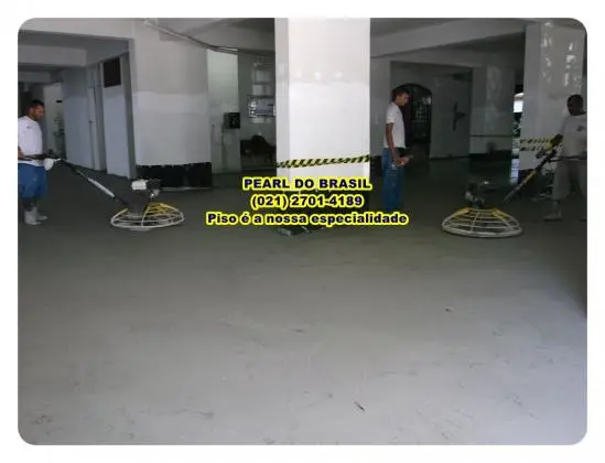 Aplicação Piso Concreto Polido Em Garagens Galpoes Estacionamento