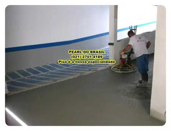 Aplicação Piso Concreto Polido Em Garagens Galpoes Estacionamento
