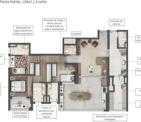 Apartamento no Brooklin