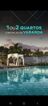 Apartamentos de 1 á 2 dormitórios  Santa Cecilia