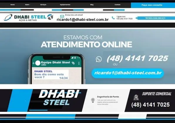 Bobina Galvalume  A pronta entrega em SP- Dhabi Steel BR