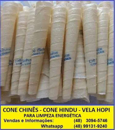 CONE CHINÊS PARA LIMPEZA ENERGÉTICA - FABRICAÇÃO E VENDA DE CONES CHINESES PARA TERAPEUTAS
