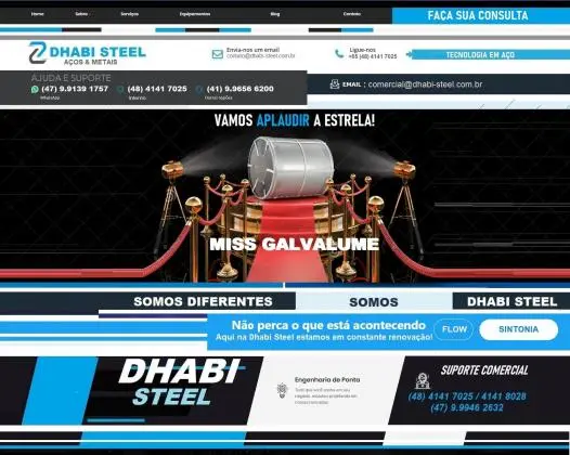 Dhabi Steel a mais arrojada distribuição de galvalume do Brasil